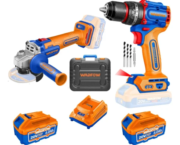 Taladro Percutor Brushless 20v 62nm + Amoladora Inalambricaof